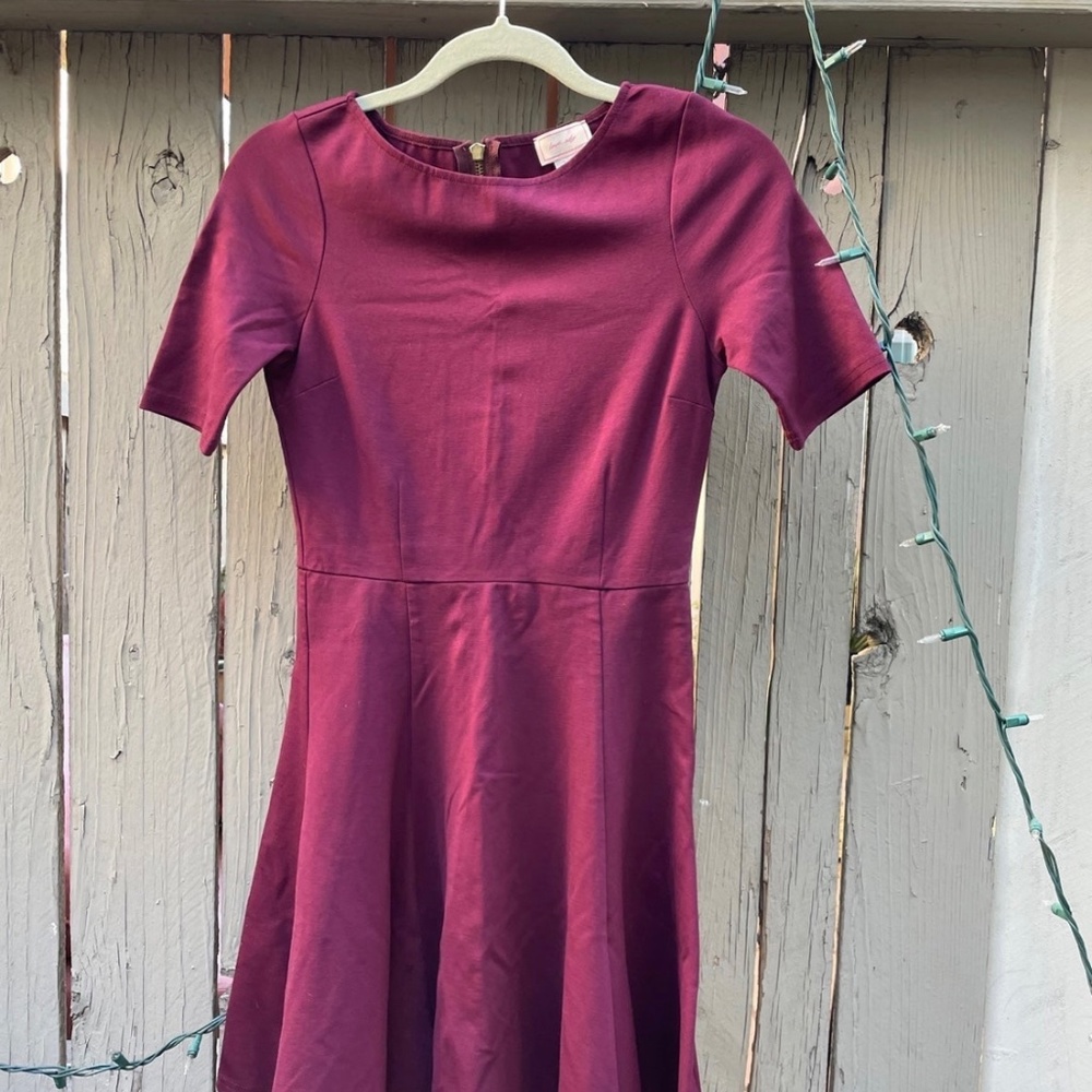 Burgundy Dress